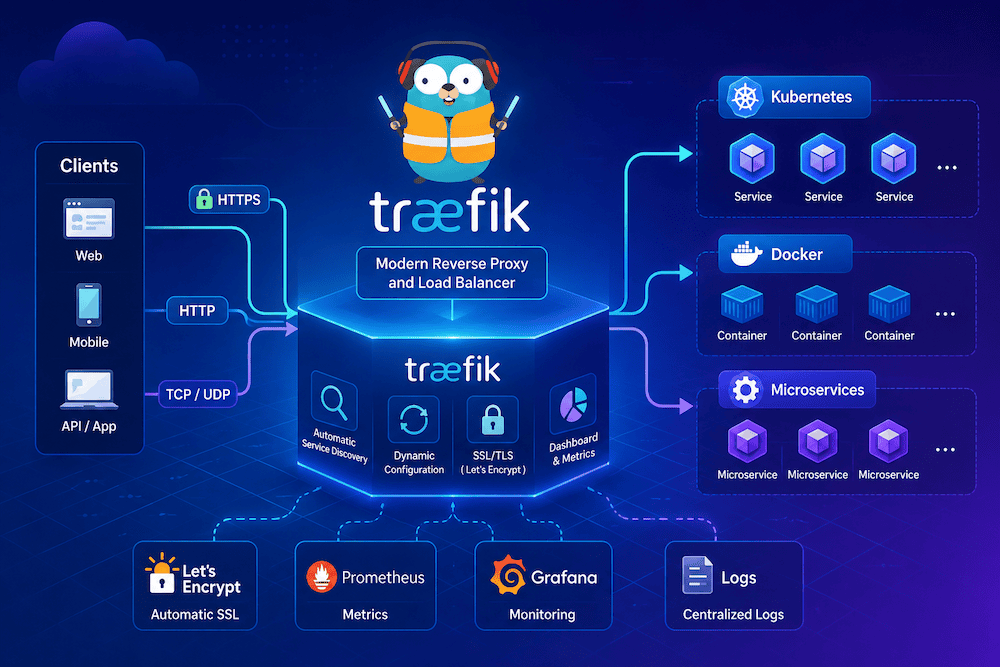 Traefik چیست و در DevOps چه کاربردهایی دارد؟ | راهنمای کامل